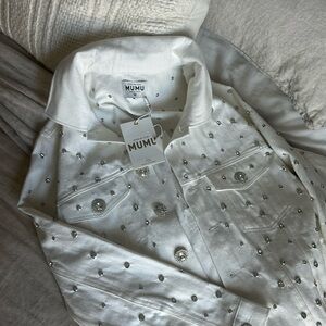 Show Me Your MuMu Bridal White Diamond Jackeg